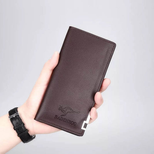 Long Fold Leather Wallet