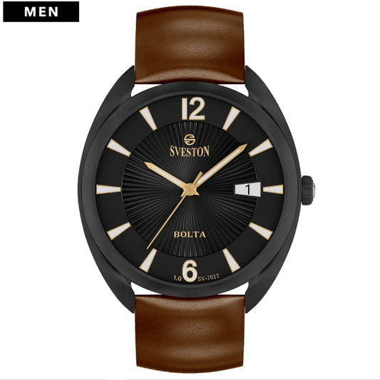 SVESTON BOLTA GENTS LEATHER WATCH