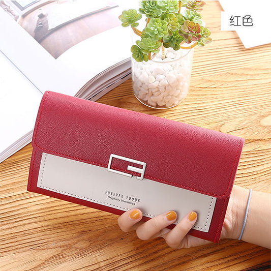 Long Leather Women Wallet