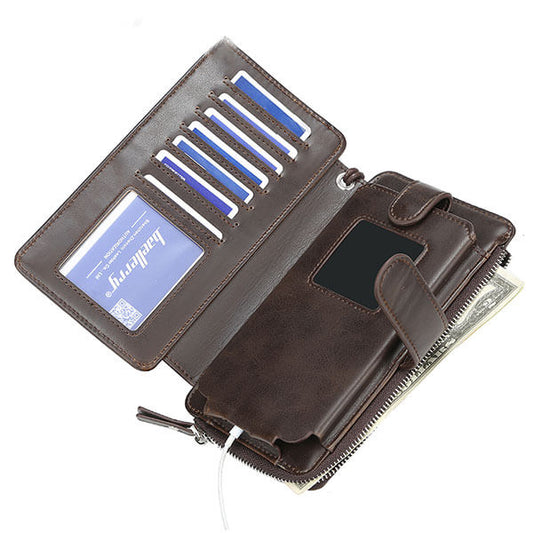 New Genuine Long Leather Wallet