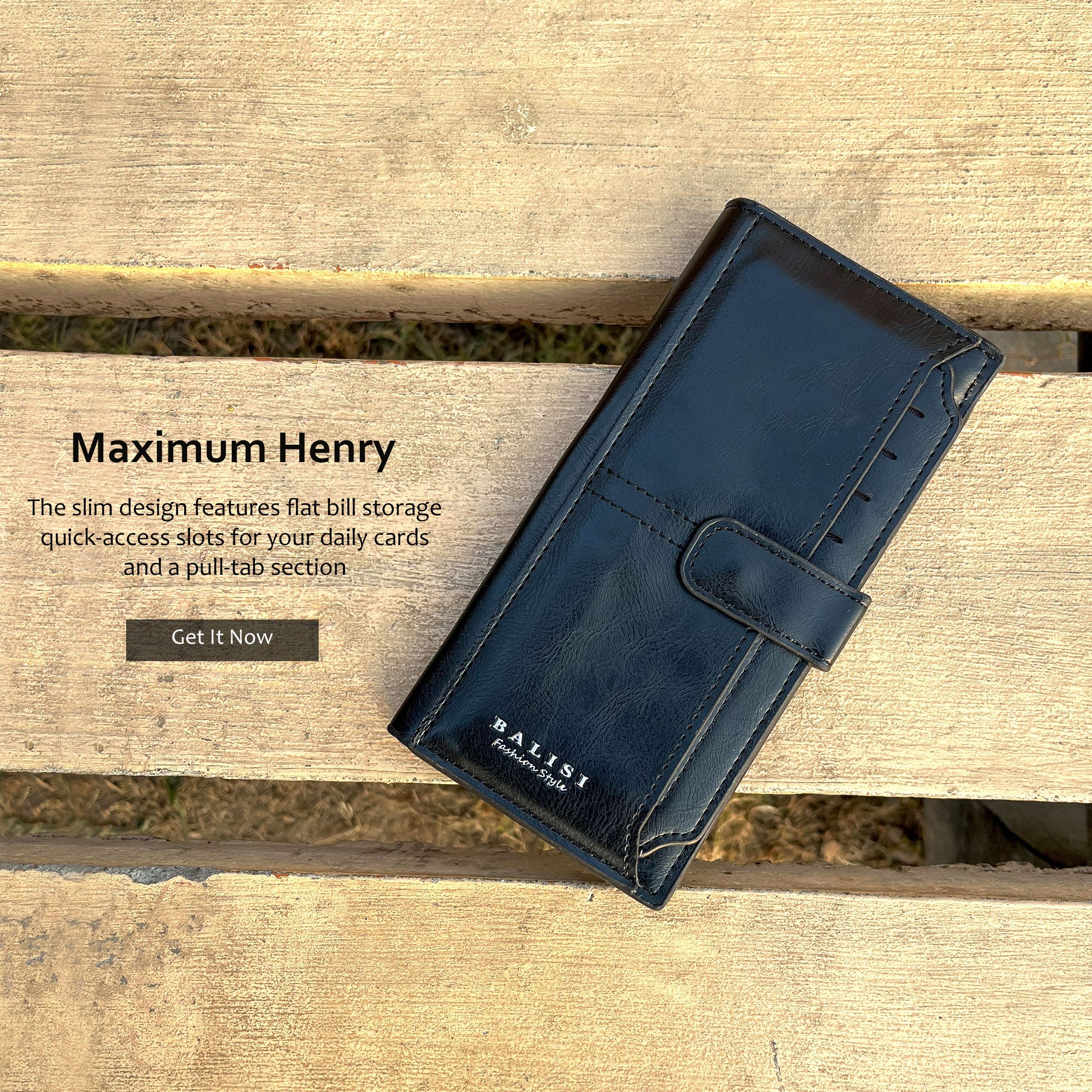 Original Balisi Genuine Leather Long Wallet – Flipypk