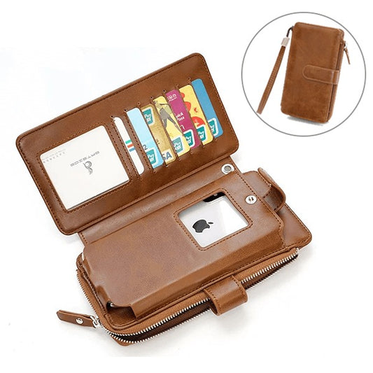 New Genuine Long Leather Wallet