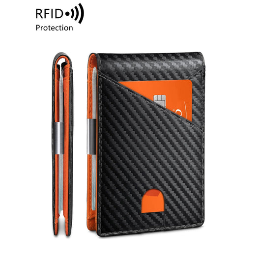 Teemzone Leather Slim Cardholder Wallet