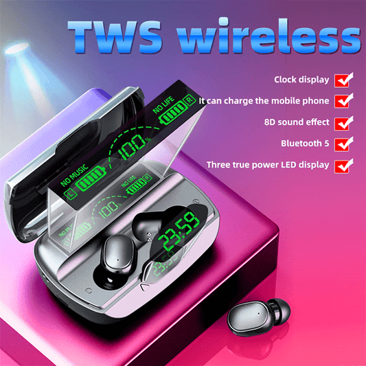 LED Clock Earbuds (G6)