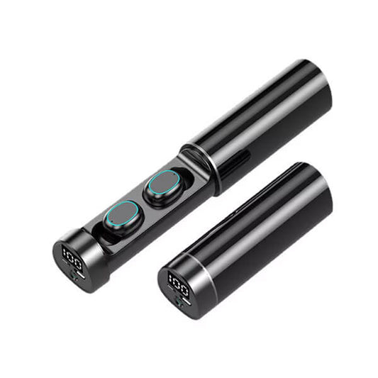 LED Digital Display With Mic Earbuds