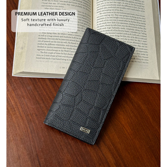 Men's Patterned Trifold Wallet